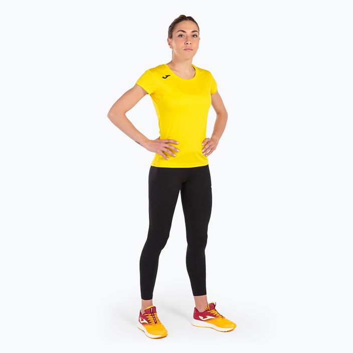 Dámske bežecké tričko Joma Record II žlté 2