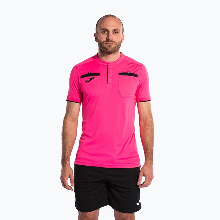 Pánske futbalové tričko Joma Referee ružové 11299