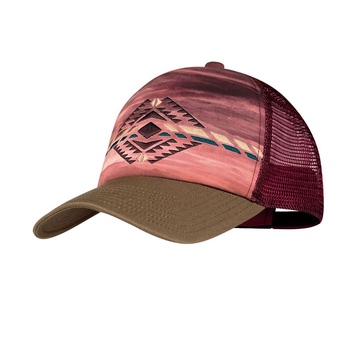 BUFF Trucker Sykora baseballová čiapka bordová a hnedá 125365.632.30.00 6