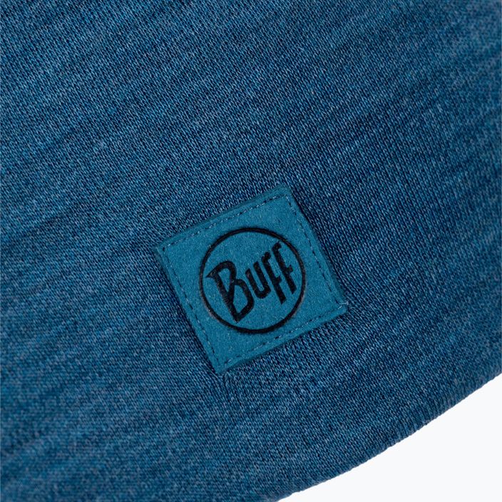 Klobúk BUFF Heavyweight Merino Wool Hat blue 113028 3