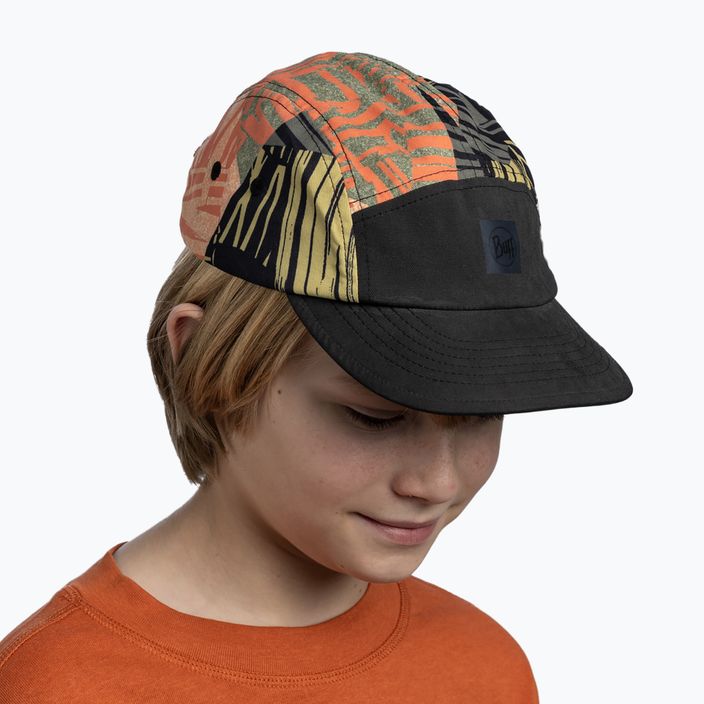 BUFF 5 Panels Detská baseballová čiapka Noru čierna 131315.999.10.00 8