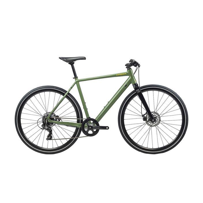 Mestský zeleno-čierny bicykel Orbea Carpe 40 2023 2