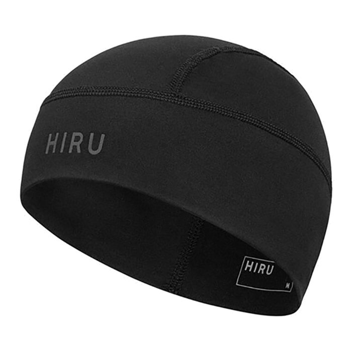 Cyklistická čiapka HIRU Underhelmet full black 2