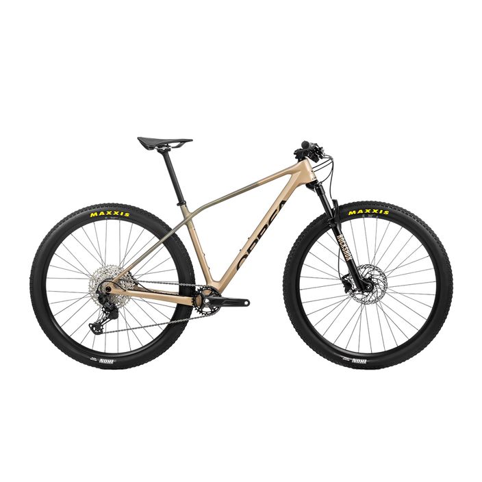 Orbea Alma M50 2023 horský bicykel baobab hnedý/zeleno zlatý 2