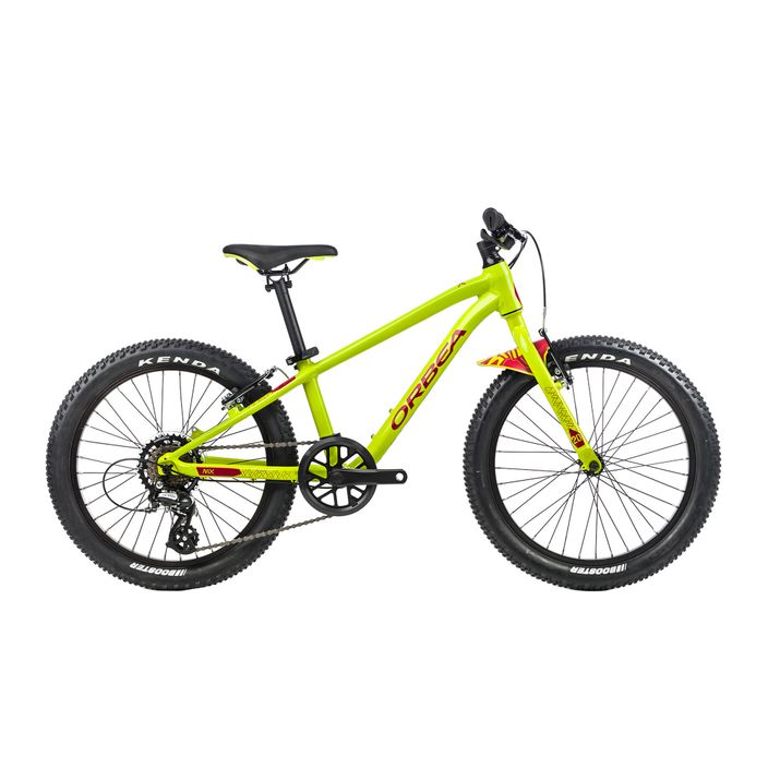 Detský bicykel Orbea MX 20 Dirt 2023 limetkovo zelená/červený melón 2