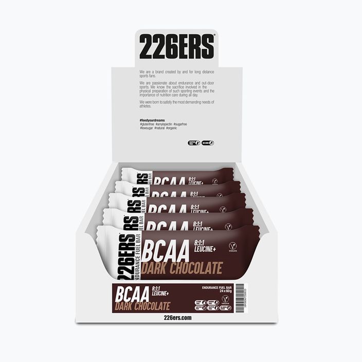 Energetická tyčinka 226ERS Endurance Bar BCAA 60 g horká čokoláda 2