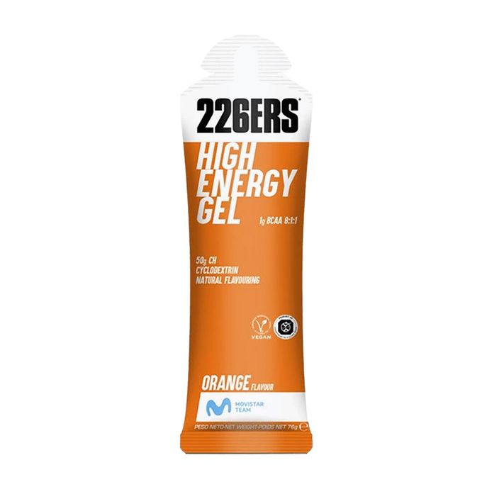 226ERS High Energy Slaný energetický gél BCAA 76 g oranžový 2