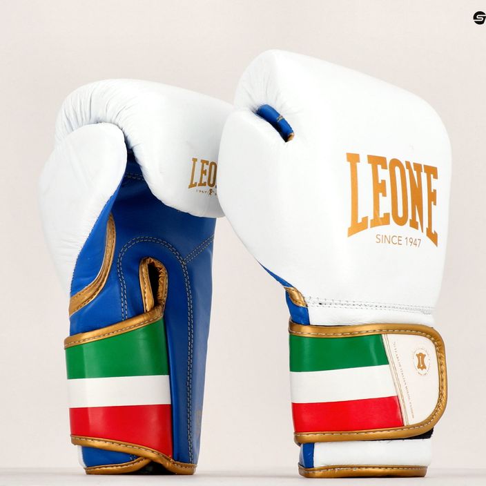 Leone 1947 Taliansko '47 boxerské rukavice biele GN039 8