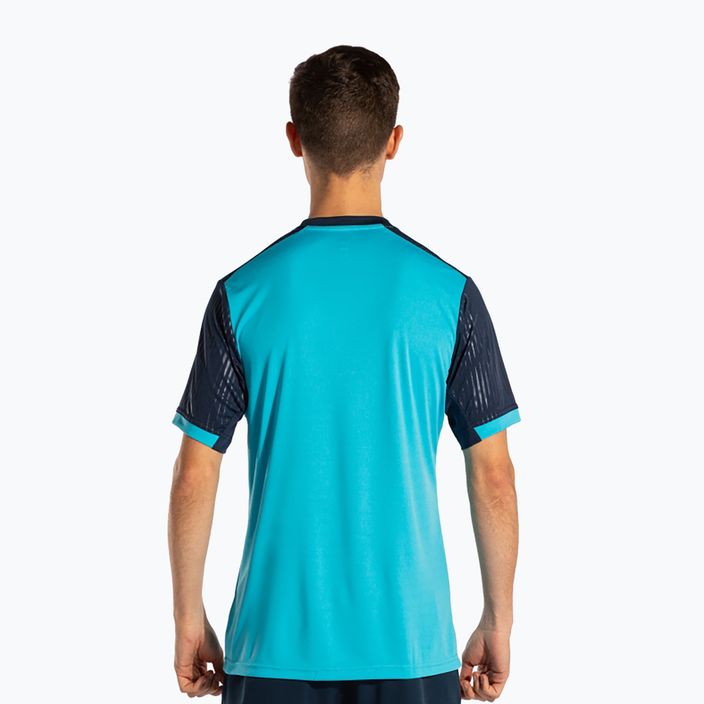 Tenisové tričko Joma Montreal modro-hnedé 12743.13 4