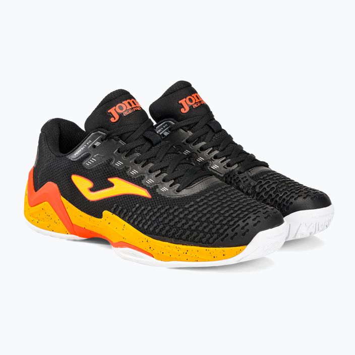 Pánska tenisová obuv Joma T.Ace 2301 black and orange TACES2301T 4