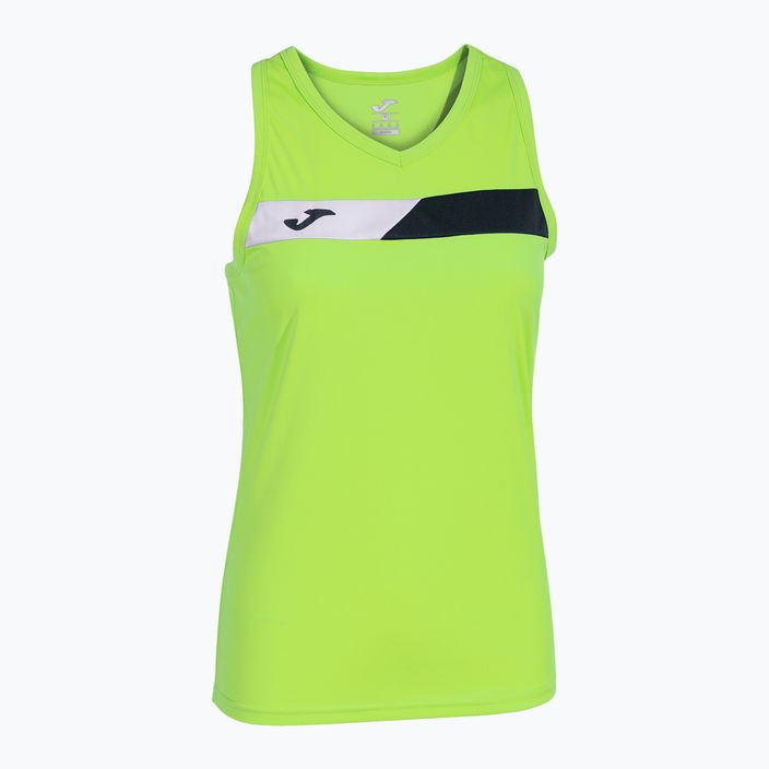 Dámske tenisové tielko Joma Court Sleeveless limetková/čierna