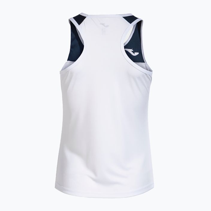 Dámske tenisové tričko Joma Montreal Tank Top white/navy 2