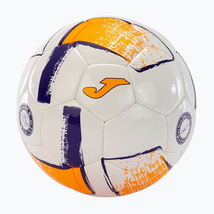 Futbalová lopta  Joma Dali II biela/fluor oranžová/fialová veľkosť 5 3