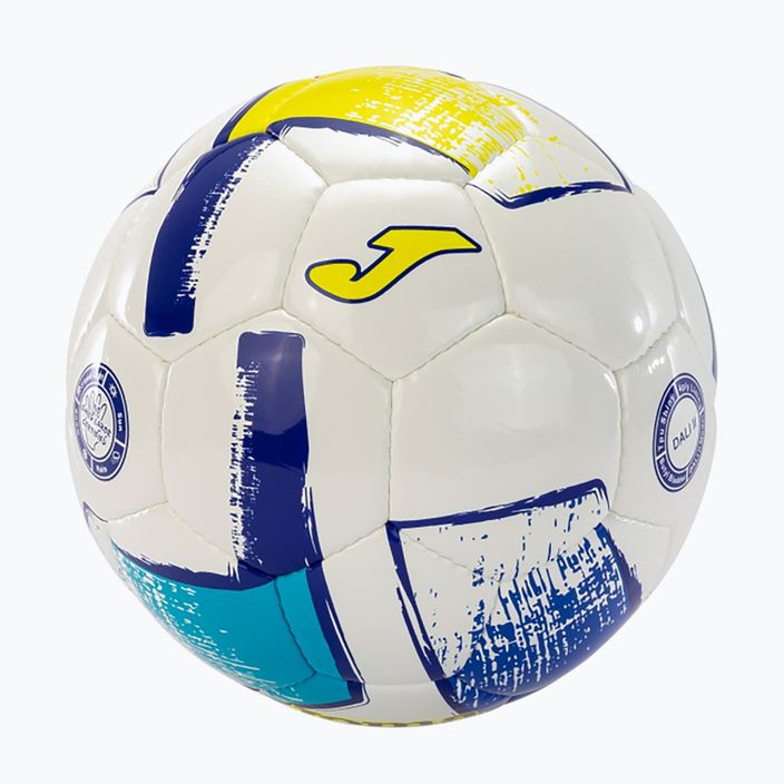 Futbalová lopta  Joma Dali II biela/fluor oranžová/žltá veľkosť 5 2