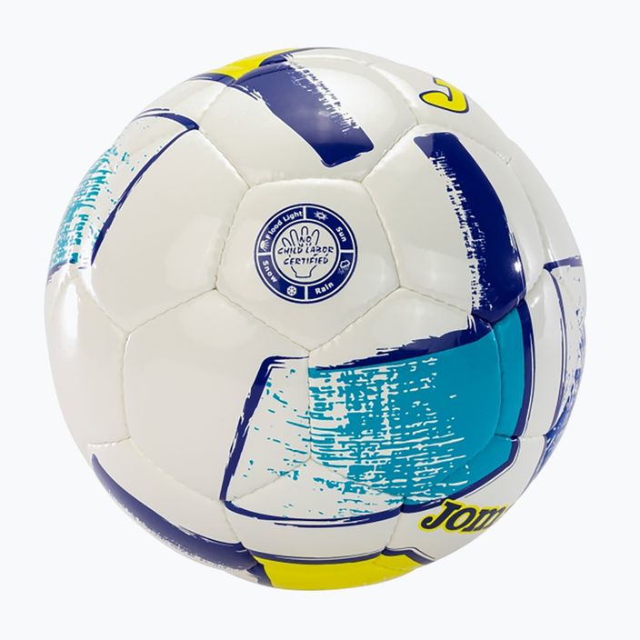 Futbalová lopta  Joma Dali II biela/fluor oranžová/žltá veľkosť 3 3