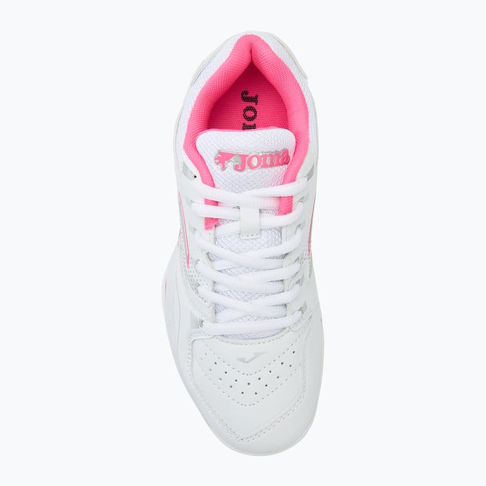 Detská tenisová obuv Joma Master 1000 JR C white/ fuchsia 5