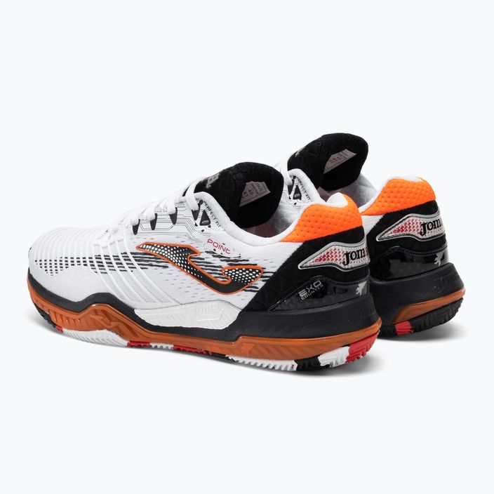 Pánska tenisová obuv Joma Point white/black/orange 3