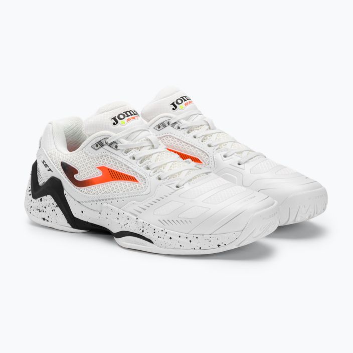 Pánska tenisová obuv Joma Set AC white/orange/black 4