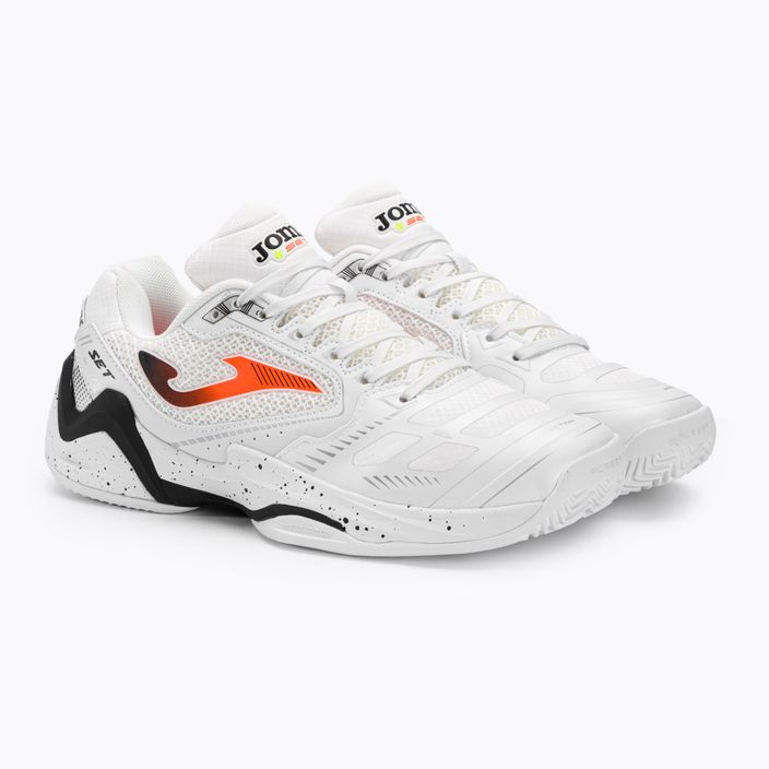 Pánska tenisová obuv Joma Set white/orange/black 4