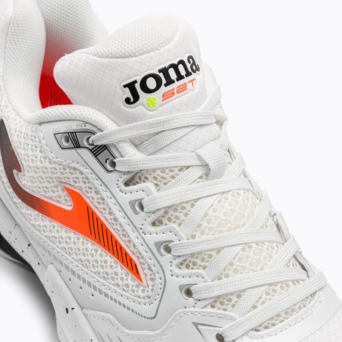 Pánska tenisová obuv Joma Set white/orange/black 8