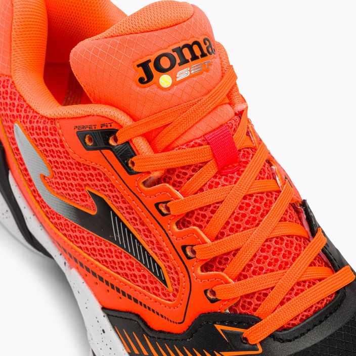 Pánska tenisová obuv Joma Set AC orange/black 8