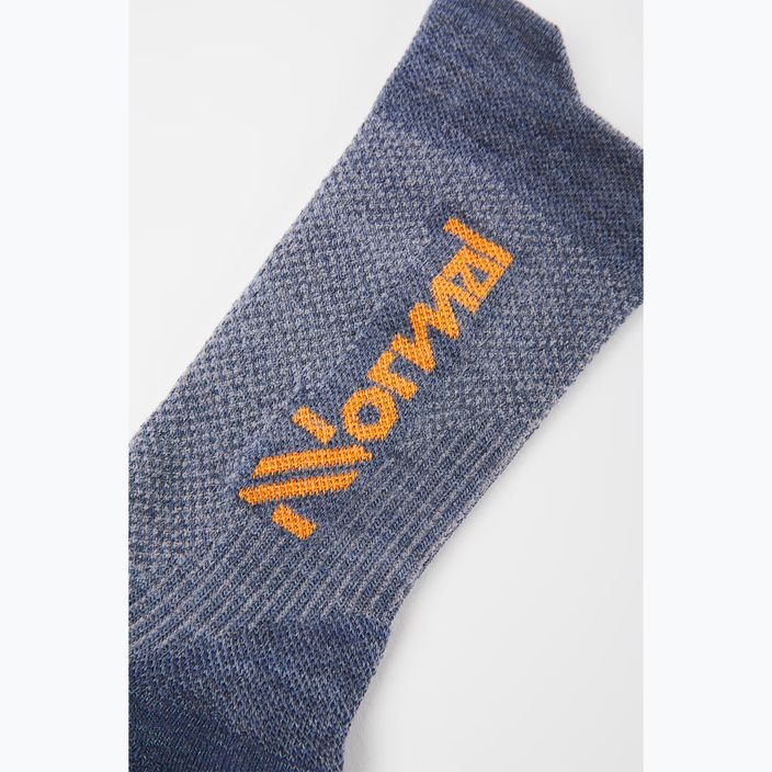 Bežecké ponožky NNormal Merino blue 2