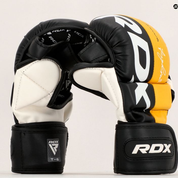 RDX Grapplingové rukavice REX T6 Plus žlté 10
