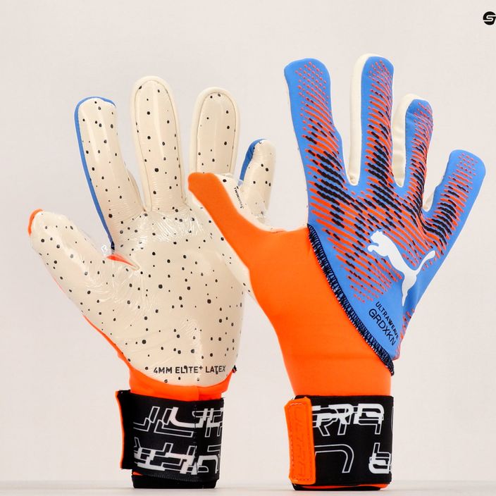 Brankárske rukavice PUMA Ultra Ultimate1 NC ultra orange/blue glimmer 11