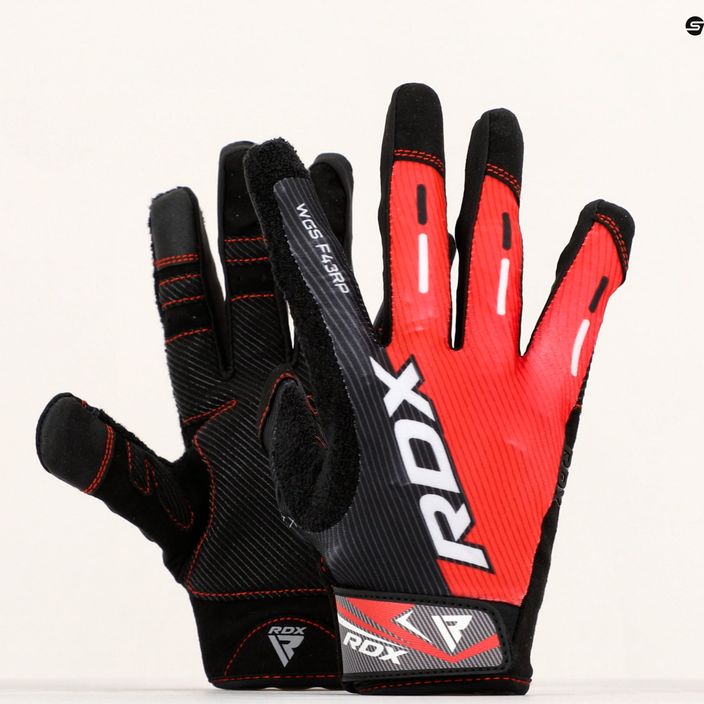 RDX Sublimačné tréningové rukavice čierno-červené WGS-F43RP 10