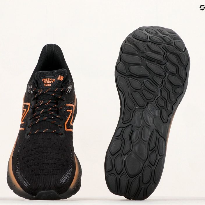Pánske bežecké topánky New Balance 1080V12 black / orange 11