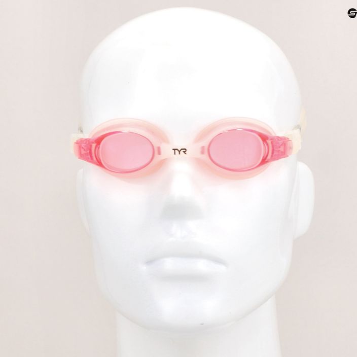 Plavecké okuliare Tyr bielo-ružové LGSW_660 7