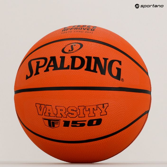 Spalding TF-150 Varsity basketbalový lopta FIBA logo oranžová 84421Z 5