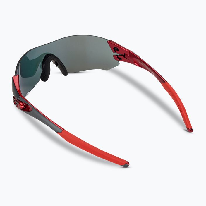 Cyklistické okuliare Tifosi Tsali Clarion gunmetal red/clarion red/ac red/clear 3