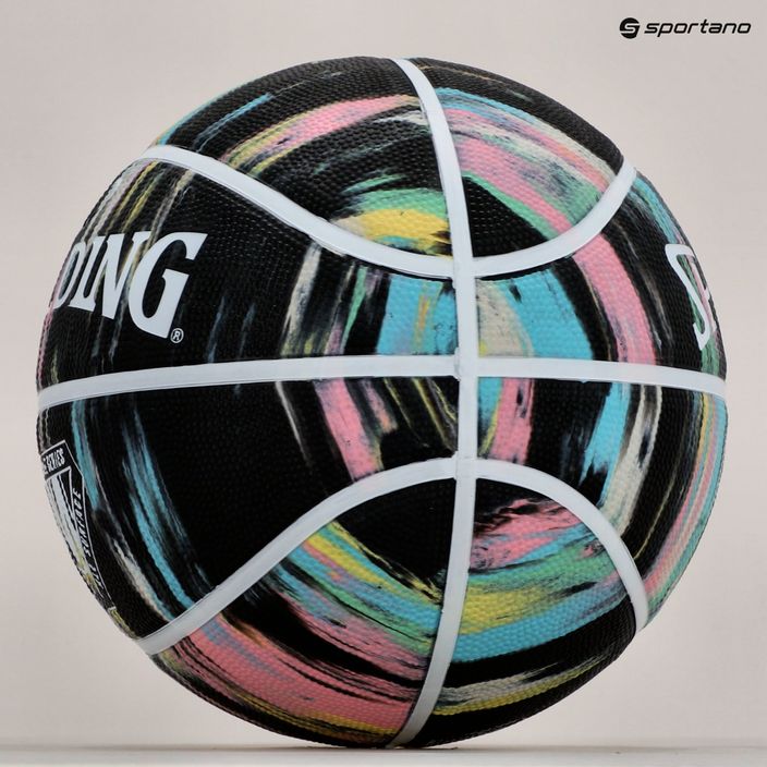 Spalding Marble basketbal čierna a farba 84405Z veľkosť 7 5
