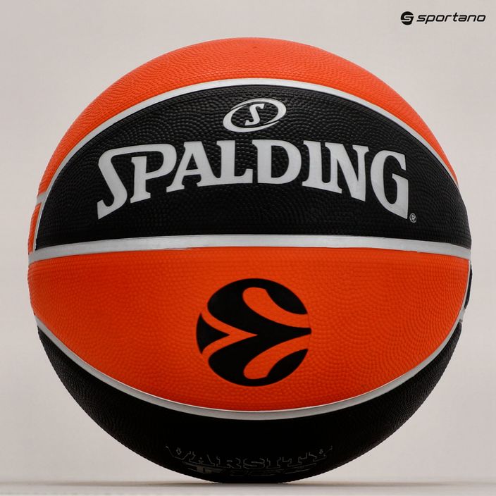 Spalding Euroleague TF-150 Legacy basketbal oranžová a čierna 84506Z veľkosť 7 4