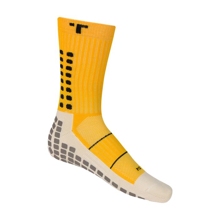TRUsox Tenké futbalové ponožky do polovice lýtok Yellow CRW300