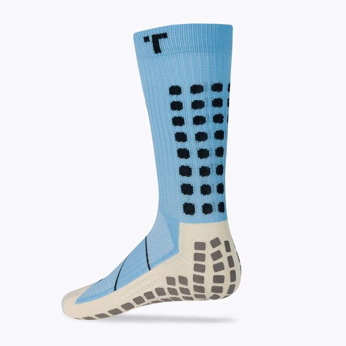 TRUsox Mid-Calf Thin svetlomodré futbalové ponožky CRW300 2