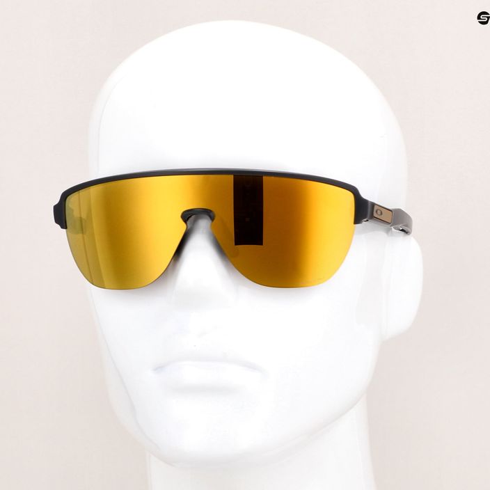 Slnečné okuliare Oakley Corridor matný karbón/iridium 14
