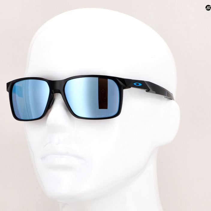 Slnečné okuliare Oakley Portal X leštená čierna/prizm deep water polarizované 14