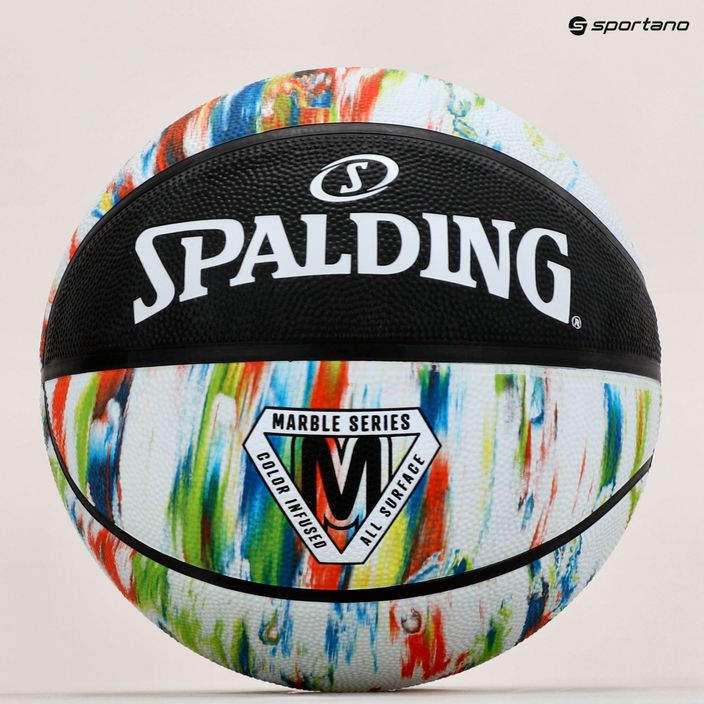 Spalding Marble farebné basketbalové lopty 84404Z veľkosť 7 5