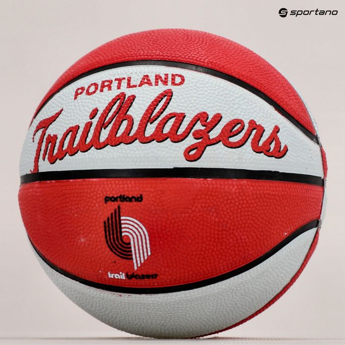 Wilson NBA Team Retro Mini Portland Trail Blazers basketbal červená WTB3200XBPOR veľkosť 3 5