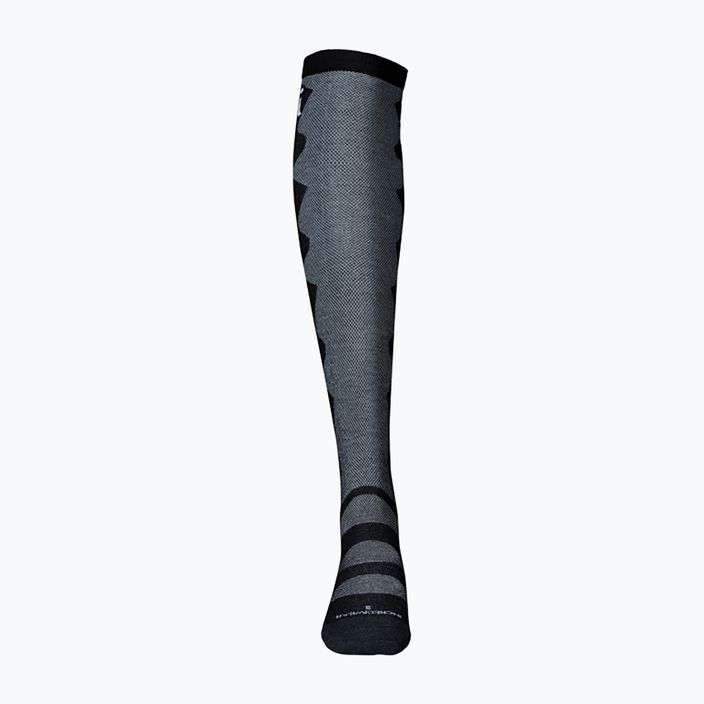 Incrediwear Sport Tenké vysoké kompresné ponožky čierne KP202 5