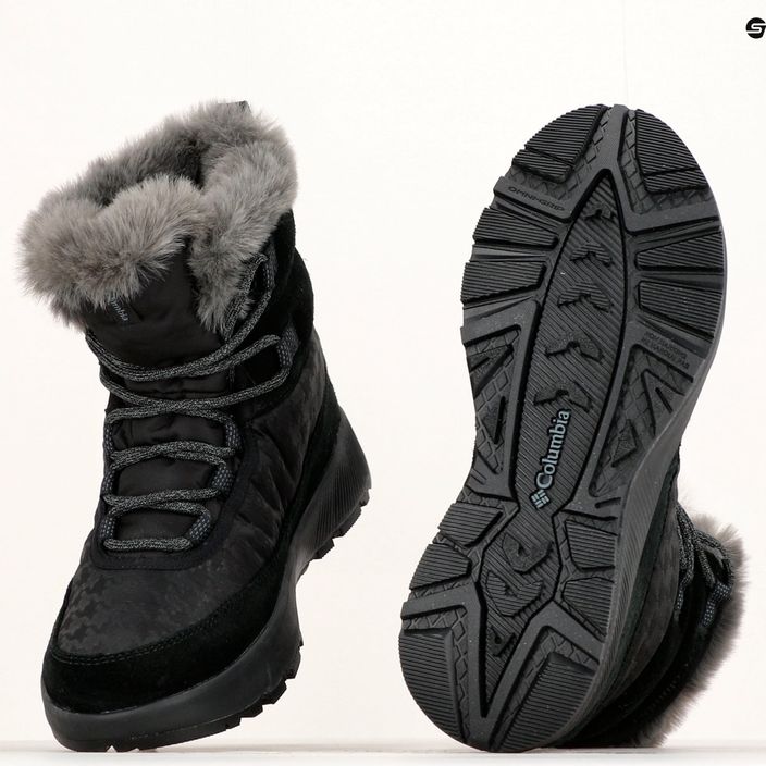 Columbia Slopeside Peak Luxe dámske snehové topánky black/graphite 22