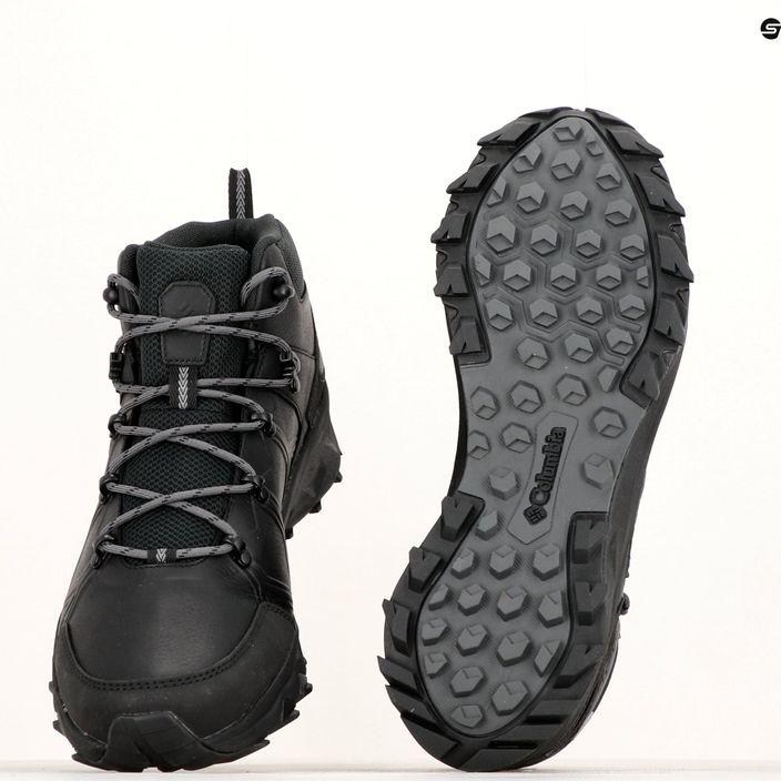 Columbia Peakfreak II Mid Outdry Leather black/graphite pánske turistické topánky 15