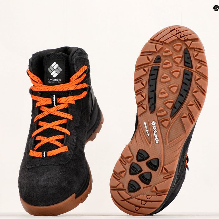 Columbia Newton Ridge BC pánske turistické topánky black/bright orange 21