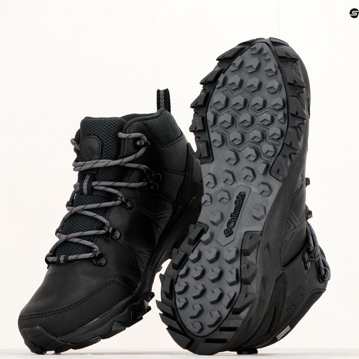 Columbia Peakfreak II Mid Outdry Leather black/graphite dámske turistické topánky 23