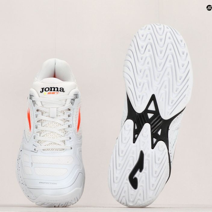 Pánska tenisová obuv Joma Set AC white/orange/black 14