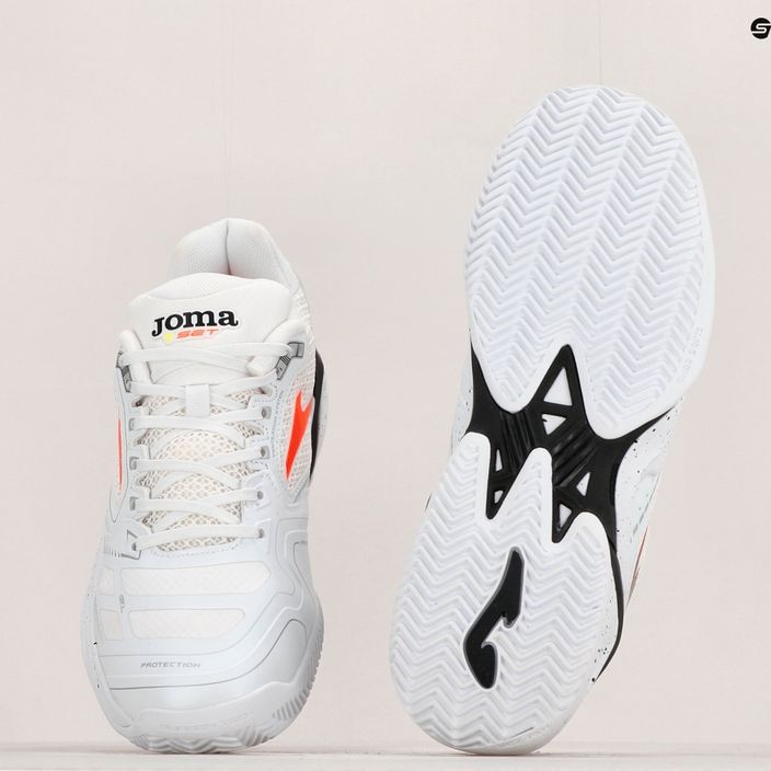 Pánska tenisová obuv Joma Set white/orange/black 14