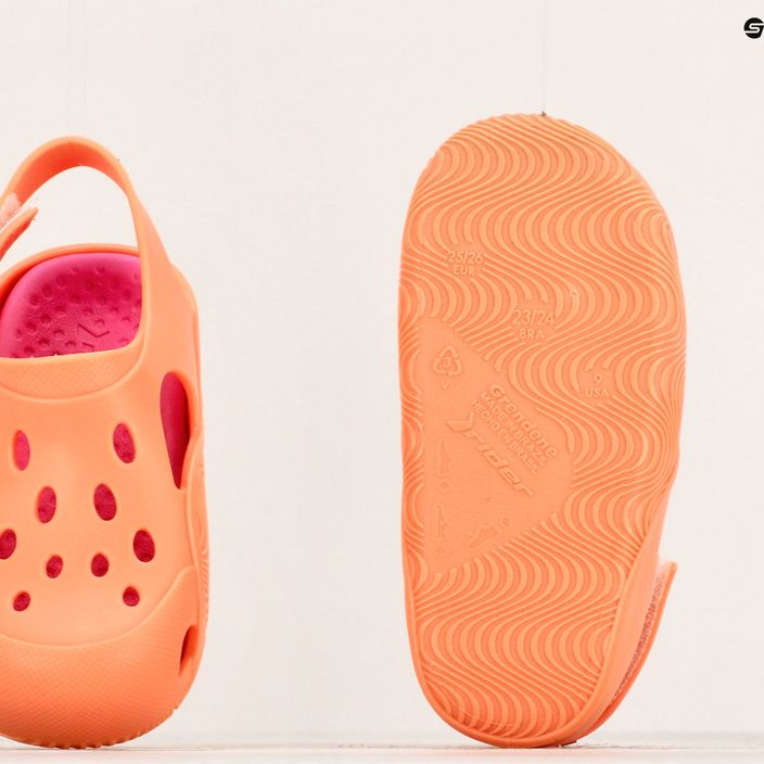 RIDER Comfy Baby oranžové/ružové sandále 14