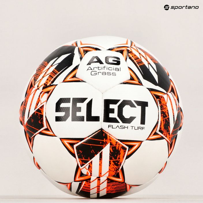 SELECT Flash Turf football v23 white/orange 110047 veľkosť 4 5